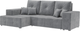 Миниатюра изображения товара Диван угловой Mebel-Ars Монреаль левый (Vivaldi 92/темно-серый)