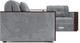 Миниатюра изображения товара Диван угловой Mebel-Ars Прага (Vivaldi 92/темно-серый)