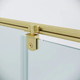 Миниатюра изображения товара Душевая дверь Niagara Nova NG-45-11ASG 110х195 (золото сатин/прозрачное стекло)