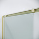 Миниатюра изображения товара Душевая дверь Niagara Nova NG-44-13ASG 130х195 (золото сатин/прозрачное стекло)