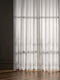 Миниатюра изображения товара Гардина Arya Melani 300x250 / 8001885869777 (белый/серый)