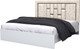 Миниатюра изображения товара Двуспальная кровать Кастанье Монреаль 180см СП 041-02 (белый)
