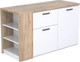 Миниатюра изображения товара Тумба Кастанье Оптимус ОК 001-01 (белый/дуб крафт)