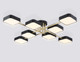 Миниатюра изображения товара Люстра Ambrella FL516348/8 BK/GD (черный/золото)