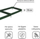Миниатюра изображения товара Грядка модульная GREENGO Оцинкованная 295x100x15см (темно-зеленый)
