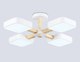 Миниатюра изображения товара Люстра Ambrella FL4879/4 WH/WD (белый/дерево)