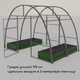 Миниатюра изображения товара Грядка модульная GREENGO Оцинкованная 195x70x15см (зеленый)