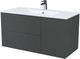 Миниатюра изображения товара Тумба под умывальник IDDIS Bild BIL10G0i95 (темно-серый)