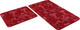 Миниатюра изображения товара Набор ковриков для ванной и туалета Shahintex Vintage SH V002 50x80 (вишневый)