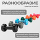 Миниатюра изображения товара Набор для фитнеса Sundays Fitness Набор гантелей IR92005 2х5кг + Коврик IR97506 (черный, серый)