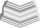 Миниатюра изображения товара Уголок для потолочного плинтуса FORMAT 4Е (4шт)