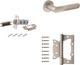Миниатюра изображения товара Комплект дверной фурнитуры Code Deco Slim H-40135-NISM (матовый никель)