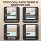 Миниатюра изображения товара Рулонная штора Sundays Home Лайнс 57х160 (белый)