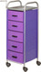 Миниатюра изображения товара Тележка парикмахерская Элеганс Глорис-02 (фиолетовый)
