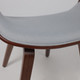 Миниатюра изображения товара Стул AksHome Dandee (светло-серый/орех)