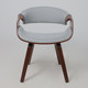 Миниатюра изображения товара Стул AksHome Dandee (светло-серый/орех)