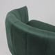 Миниатюра изображения товара Кресло мягкое AksHome Melon поворотное (темно-зеленый велюр/черный)