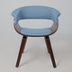Миниатюра изображения товара Стул AksHome Mody (ткань, небесный XC188-26/орех)