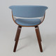 Миниатюра изображения товара Стул AksHome Mody (ткань, небесный XC188-26/орех)