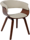 Миниатюра изображения товара Стул AksHome Mody  (экокожа, кремовый/орех)