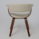 Миниатюра изображения товара Стул AksHome Mody  (экокожа, кремовый/орех)