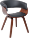 Миниатюра изображения товара Стул AksHome Mody (экокожа, черный/орех)