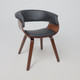 Миниатюра изображения товара Стул AksHome Mody (экокожа, черный/орех)