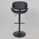 Миниатюра изображения товара Стул барный AksHome Rocker (экокожа, черный/черный)