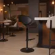 Миниатюра изображения товара Стул барный AksHome Rocker (экокожа, черный/черный)