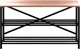 Миниатюра изображения товара Полка для обуви Gutta 50x92x29 (эвок/черный)