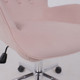 Миниатюра изображения товара Кресло офисное AksHome Bella Chrome Velluto 37 (велюр/пыльная роза)