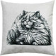 Миниатюра изображения товара Подушка декоративная MATEX Melange Пушистый кот / 67-023 (серый/бежевый/черный)