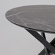 Миниатюра изображения товара Обеденный стол Аврора Мехико (камень черный/черный матовый)