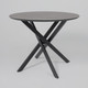 Миниатюра изображения товара Обеденный стол Аврора Мехико (камень черный/черный матовый)