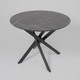 Миниатюра изображения товара Обеденный стол Аврора Мехико (камень черный/черный матовый)