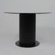 Миниатюра изображения товара Обеденный стол Аврора Раунд (камень белый Elyt pulido/черный матовый)