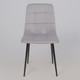 Миниатюра изображения товара Стул Алвест AV 406-N (светло-серый бархат H-09/черный)