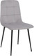 Миниатюра изображения товара Стул Алвест AV 406-N (светло-серый бархат H-09/черный)