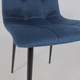 Миниатюра изображения товара Стул Алвест AV 406-N (синий бархат Confetti deep ocean/черный)