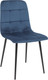 Миниатюра изображения товара Стул Алвест AV 406-N (синий бархат Confetti deep ocean/черный)