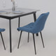 Миниатюра изображения товара Стул Алвест AV 435 (синий бархат Confetti deep ocean/черный)