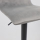 Миниатюра изображения товара Стул барный AksHome Slim (серый велюр 8167-54/черный)