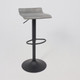 Миниатюра изображения товара Стул барный AksHome Slim (серый велюр 8167-54/черный)