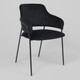 Миниатюра изображения товара Стул Аврора Кавала (черный Эстель 24/черный матовый)