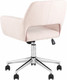 Миниатюра изображения товара Кресло офисное Stool Group Ross Chrome 50-19 (рогожка, светло-розовый)