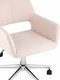 Миниатюра изображения товара Кресло офисное Stool Group Ross Chrome 50-19 (рогожка, светло-розовый)