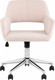 Миниатюра изображения товара Кресло офисное Stool Group Ross Chrome 50-19 (рогожка, светло-розовый)