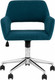 Миниатюра изображения товара Кресло офисное Stool Group Ross Chrome 50-12 (рогожка, синий)