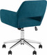 Миниатюра изображения товара Кресло офисное Stool Group Ross Chrome 50-12 (рогожка, синий)