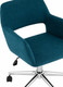 Миниатюра изображения товара Кресло офисное Stool Group Ross Chrome 50-12 (рогожка, синий)